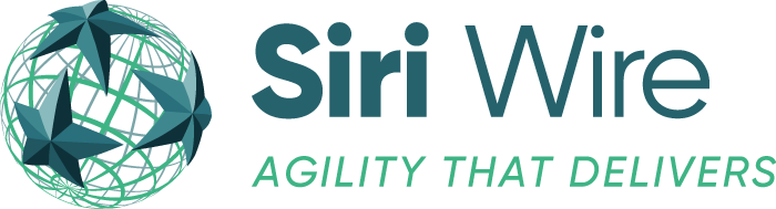 Siri Wire Tagline Logo